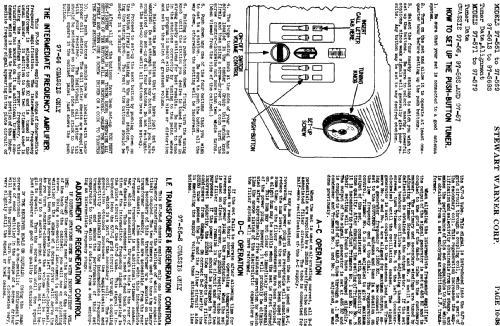97-565 Ch= 97-56; Stewart Warner Corp. (ID = 522247) Radio