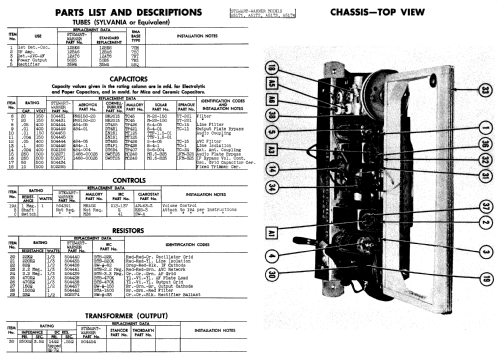 A51T3 'Air Pal' Ch= 9020-C; Stewart Warner Corp. (ID = 828736) Radio