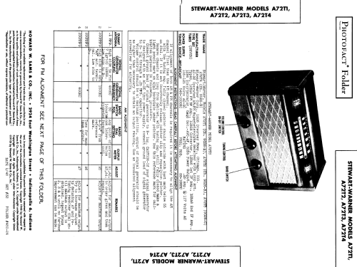 A72T3 Ch= 9026C; Stewart Warner Corp. (ID = 942050) Radio