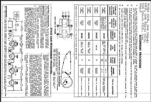 B51T1 Ch= 9044-A; Stewart Warner Corp. (ID = 275265) Radio