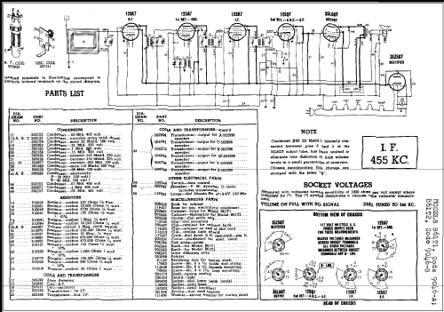 B61T2 Ch= 9046-B; Stewart Warner Corp. (ID = 275274) Radio