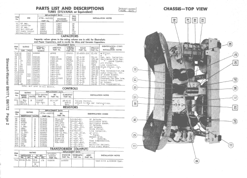 B61T2 Ch= 9046-B; Stewart Warner Corp. (ID = 1524178) Radio