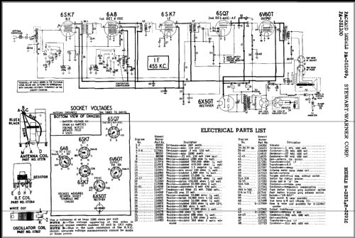 R3291C ; Stewart Warner Corp. (ID = 364564) Car Radio