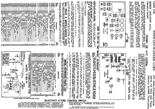 R-186 series chassis; Stewart Warner Corp. (ID = 512259) Radio