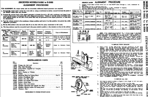 R-3868 Ch= R-386; Stewart Warner Corp. (ID = 549361) Radio