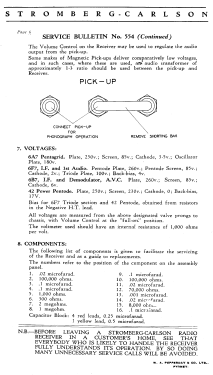 554; Stromberg-Carlson (ID = 2736548) Radio