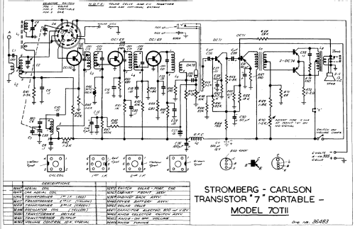 7 Transistor 71T11; Stromberg-Carlson (ID = 1301375) Radio