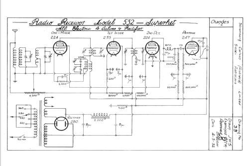 Chaucer Ch= 532; Stromberg-Carlson (ID = 2214622) Radio