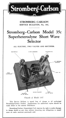 Short-Wave Selector 35C; Stromberg-Carlson (ID = 2780801) Adattatore