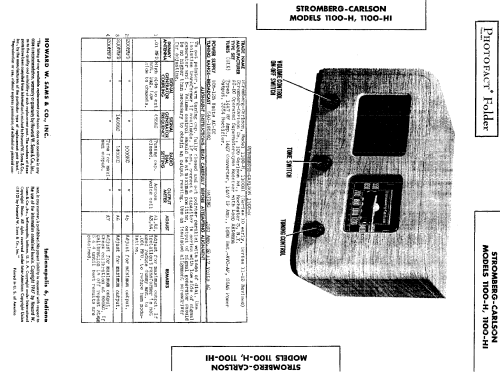 1100HI ; Stromberg-Carlson Co (ID = 485873) Radio