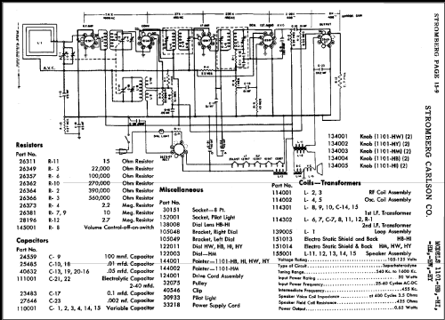 1101HI Series 11; Stromberg-Carlson Co (ID = 485901) Radio