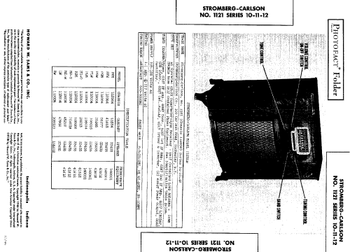 1121-M2-Y Series 10-11-12; Stromberg-Carlson Co (ID = 486398) Radio