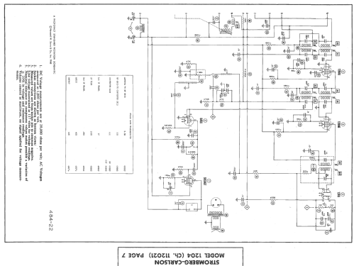 1204HB Ch= 112021; Stromberg-Carlson Co (ID = 518595) Radio