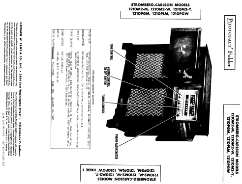 1210PL-M ; Stromberg-Carlson Co (ID = 962643) Radio