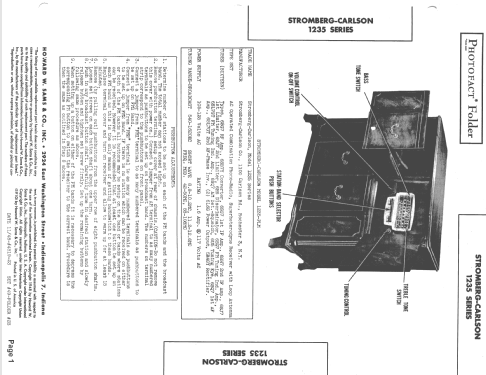 1235 ; Stromberg-Carlson Co (ID = 1424679) Radio