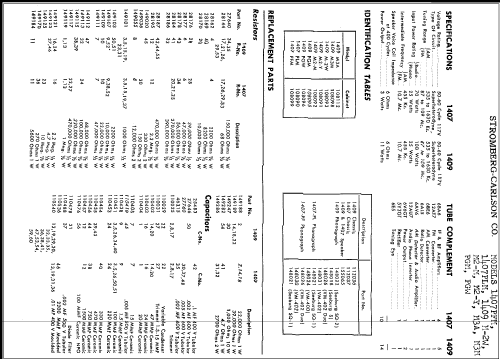 1407PFM ; Stromberg-Carlson Co (ID = 310043) Radio