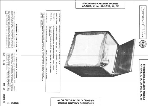 AF-501B; Stromberg-Carlson Co (ID = 2512687) R-Player