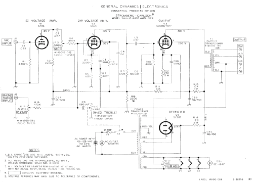 Amplifier SAU-10; Stromberg-Carlson Co (ID = 2482440) Ampl/Mixer