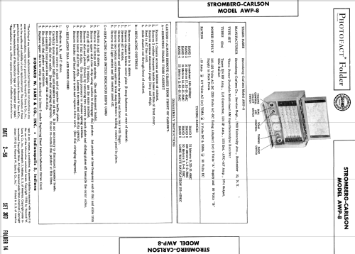 AWP-8; Stromberg-Carlson Co (ID = 674380) Radio