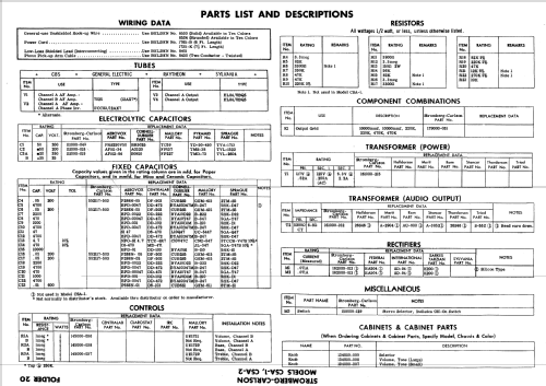 Custom Stereo Amplifier CSA-2; Stromberg-Carlson Co (ID = 591960) Ampl/Mixer