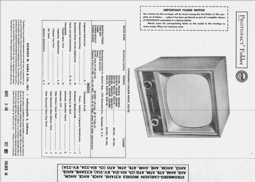 K21ATQ Ch= KV-21A; Stromberg-Carlson Co (ID = 2297262) Television