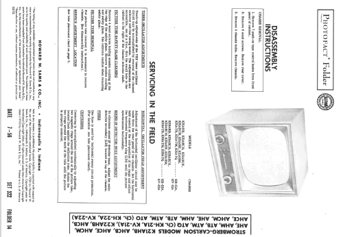 K21ATQ Ch= KV-21A; Stromberg-Carlson Co (ID = 2297263) Television