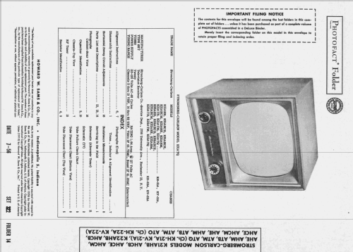 K22ATB Ch= KV-22A; Stromberg-Carlson Co (ID = 2298975) Television