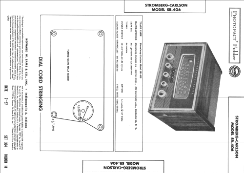 SR-406 ; Stromberg-Carlson Co (ID = 2409043) Radio