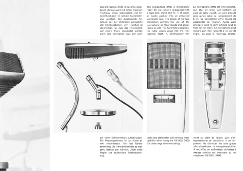 Mikrofon 3400 3377; Studer GmbH, Willi (ID = 2175578) Microphone/PU