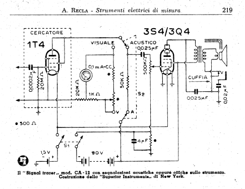 Signal Tracer CA-12; Superior Instruments (ID = 2573755) Equipment