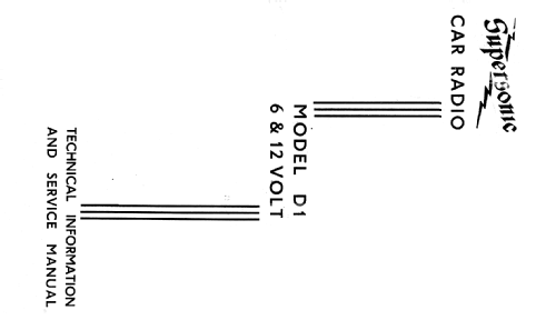 D1; Supersonic Chassay (ID = 2358780) Car Radio