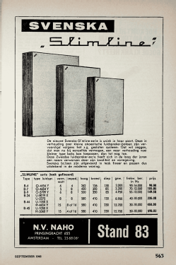 Sinus 'Slim Line' högtalare B-24; Svenska (ID = 2927151) Speaker-P