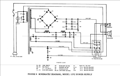 Power Supply 117-C; Swan Electronics, (ID = 813800) Power-S