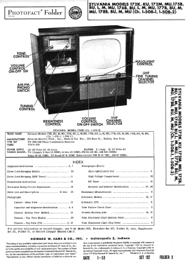 175L Ch= 1-508-1, 1-508-2; Sylvania Hygrade, (ID = 3136943) Television