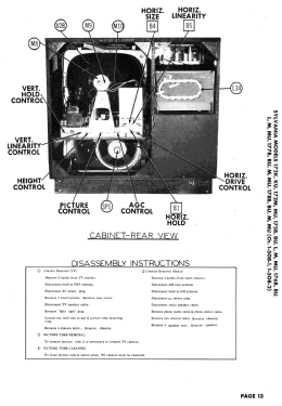 178B Ch= 1-508-1, 1-508-3; Sylvania Hygrade, (ID = 3181643) Televisión