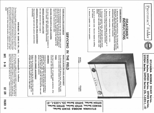 21C403 Series Ch= 1-532-1; Sylvania Hygrade, (ID = 2370312) Television