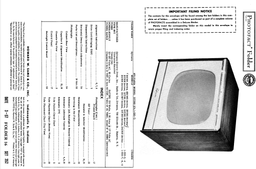 21T206 Ch= 1-533-4; Sylvania Hygrade, (ID = 1868351) Televisión