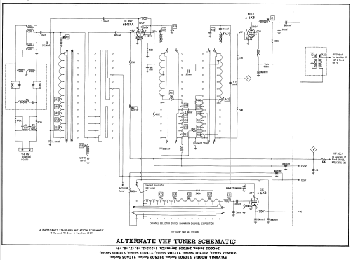 21T301 Ch= 1-533-4; Sylvania Hygrade, (ID = 1868358) Television