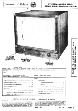 23M-11 Ch= 1-507-1; Sylvania Hygrade, (ID = 3077219) Fernseh-E