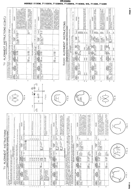 7140MA, 7140WA Ch= 1-437; Sylvania Hygrade, (ID = 2911746) Fernseh-E