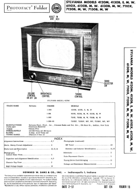 Colonial 7130B Ch= 1-366; Sylvania Hygrade, (ID = 2861022) Television