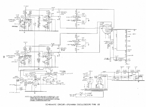 Oscilloscope 132 ; Sylvania Hygrade, (ID = 2168931) Equipment