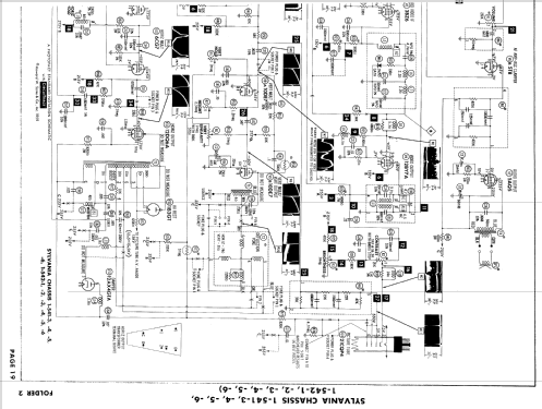 21C519 Series Ch= 1-542-2; Sylvania Hygrade, (ID = 928044) Television