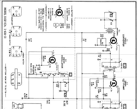 Thunderbird 3102 Ch= 1-616-1; Sylvania Hygrade, (ID = 589930) Radio