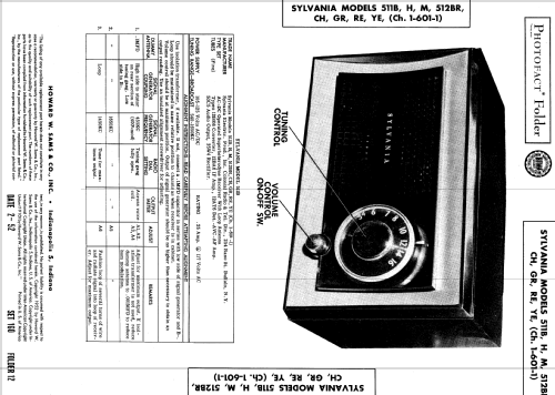 511B Ch= 1-601-1; Sylvania Hygrade, (ID = 581543) Radio