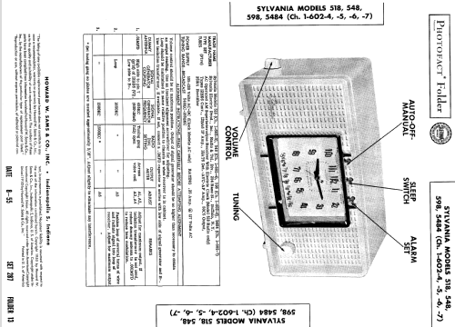 518 Ch=1-602-5; Sylvania Hygrade, (ID = 580861) Radio