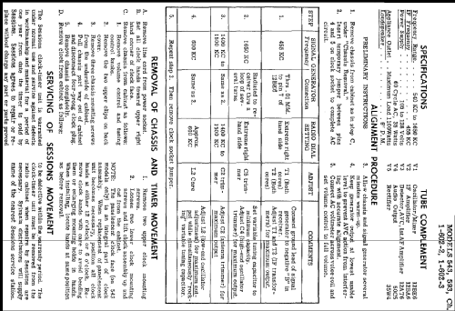 593 Ch= 1-602-3; Sylvania Hygrade, (ID = 218607) Radio