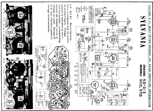 Dual Speakers 5T13 ; Sylvania Hygrade, (ID = 147413) Radio