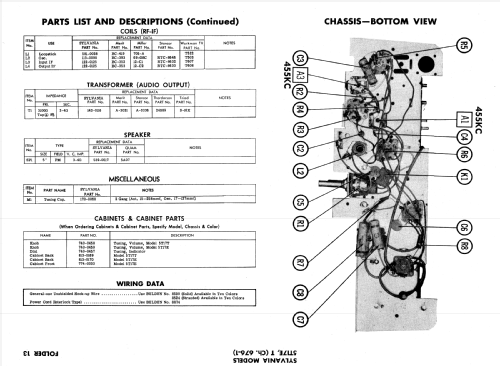 5T17T Ch= 676-1; Sylvania Hygrade, (ID = 742384) Radio