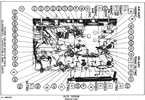 SC05 Ch= 1-633-1 Ch= 1-636-1; Sylvania Hygrade, (ID = 542988) Radio